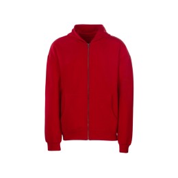 Толстовка оверсайз с капюшоном на молнии «Monaco», красный