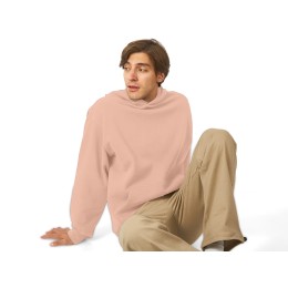 Толстовка с капюшоном оверсайз «Berlin» унисекс, лосось