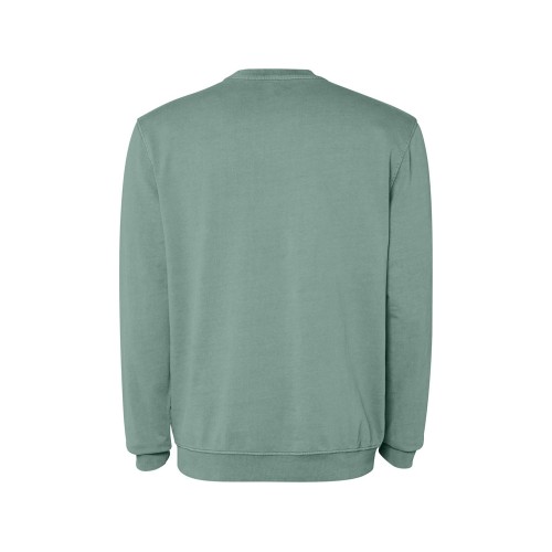 Свитшот «Jaya» унисекс, сине-зеленый выстиранный