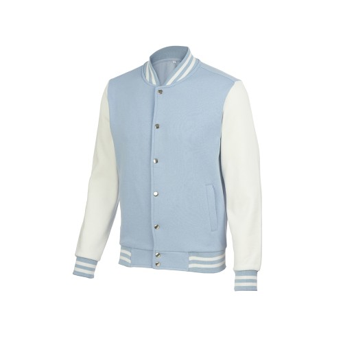 Бомбер «Oxford», небесно-голубой/молочный, унисекс