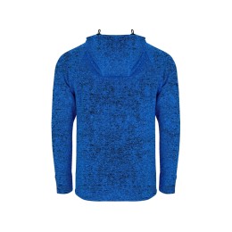 Толстовка на молнии "Everest", меланжевый королевский синий