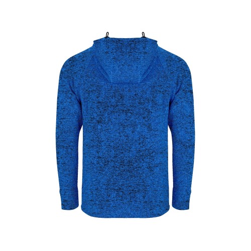 Толстовка на молнии "Everest", меланжевый королевский синий