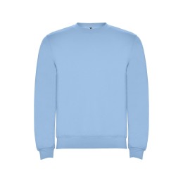 Свитшот с начесом "Clasica" унисекс, небесно-голубой