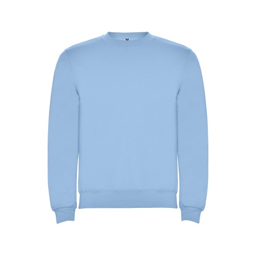 Свитшот с начесом "Clasica" унисекс, небесно-голубой
