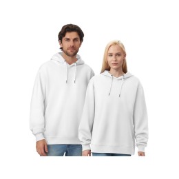 Толстовка с капюшоном оверсайз «Lisbon» унисекс, белый