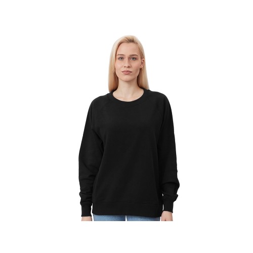 Свитшот оверсайз с рукавом реглан «Belgrade», унисекс, черный