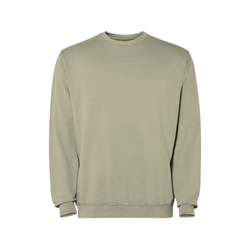 Свитшот «Jaya» унисекс, светлый хаки выстиранный