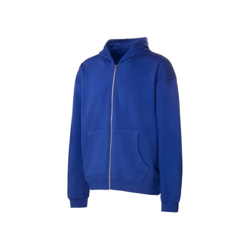 Толстовка оверсайз с капюшоном на молнии «Monaco», синий классический