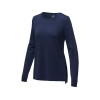 Женский пуловер Merrit с круглым вырезом, темно-синий