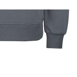 Толстовка с капюшоном оверсайз «Lisbon» унисекс, темно-серый