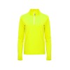 Толстовка с воротом на молнии женская "Melbourne", неоновый желтый