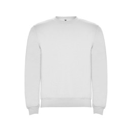 Свитшот с начесом "Clasica" унисекс, белый