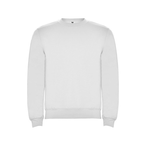 Свитшот с начесом "Clasica" унисекс, белый