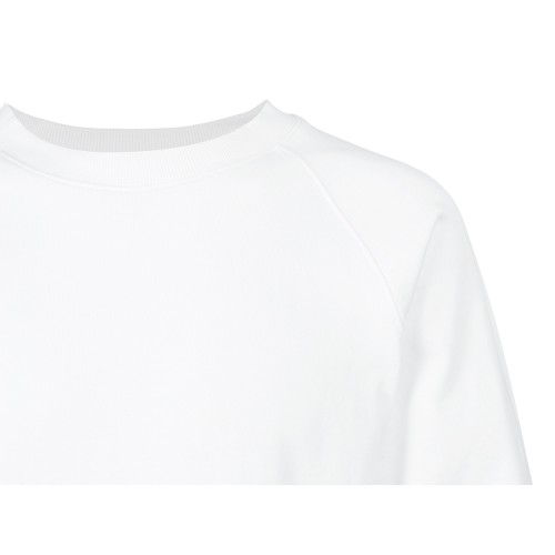 Свитшот оверсайз с рукавом реглан «Belgrade», унисекс, белый