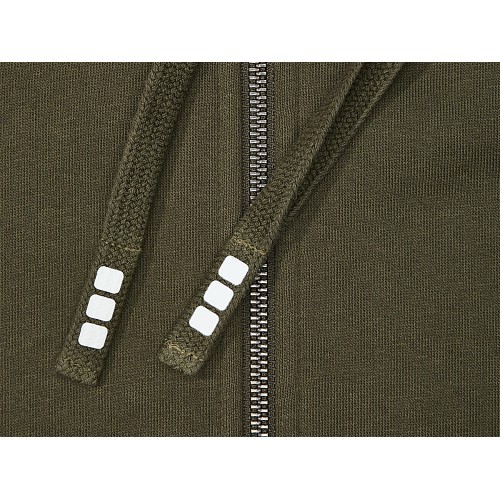 Толстовка «Арора» мужская с капюшоном, зеленый лесной