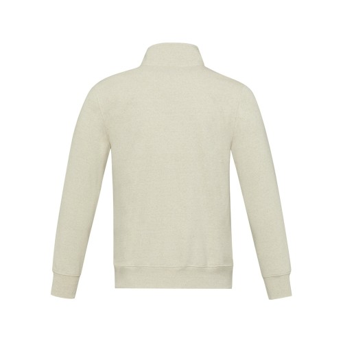 Galena унисекс-свитер с полноразмерной молнией из переработанных материалов Aware™  - Бежевый