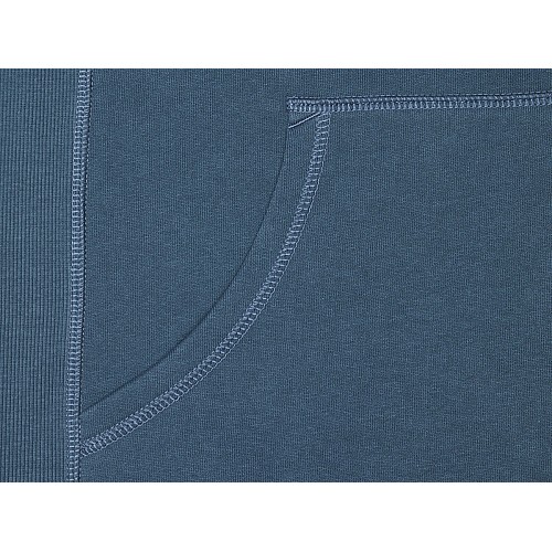 Толстовка «Арора» мужская с капюшоном, серо-синий