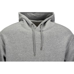 Толстовка с капюшоном оверсайз «Lisbon» унисекс, серый меланж