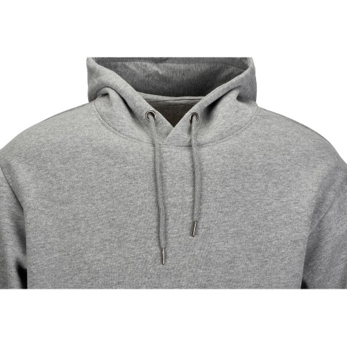 Толстовка с капюшоном оверсайз «Lisbon» унисекс, серый меланж