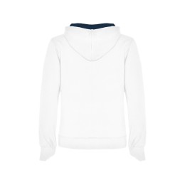 Толстовка с капюшоном "Urban" женская, белый/нэйви