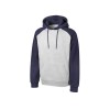 Толстовка с капюшоном «Dublin» мужская, темно-синий/серый меланж