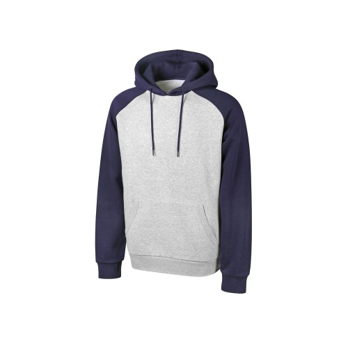 Толстовка с капюшоном «Dublin» мужская, темно-синий/серый меланж