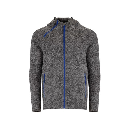 Толстовка на молнии "Everest", меланжевый черный