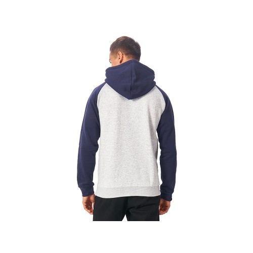 Толстовка с капюшоном «Dublin» мужская, темно-синий/серый меланж