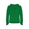 Толстовка с капюшоном "Urban" женская, зеленый/белый