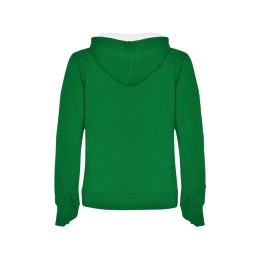 Толстовка с капюшоном "Urban" женская, зеленый/белый