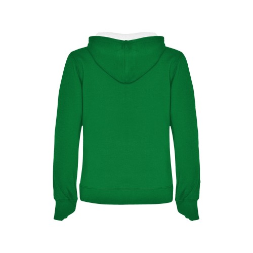 Толстовка с капюшоном "Urban" женская, зеленый/белый