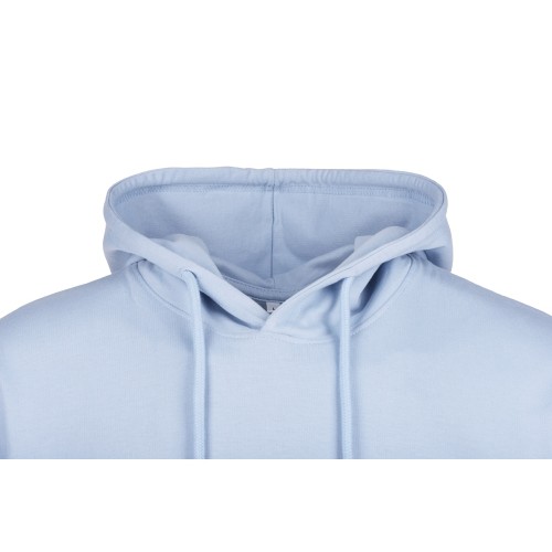 Худи оверсайз с коротким рукавом «Warsaw» унисекс, небесно-голубой