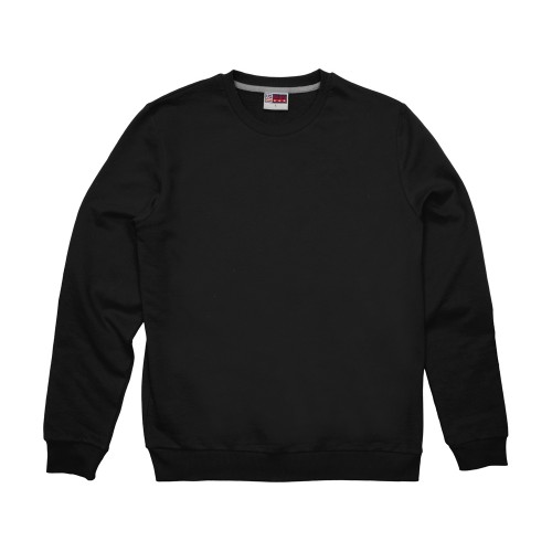 Свитшот "Motion" унисекс с начесом, черный