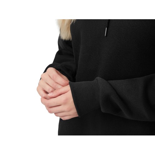 Толстовка с капюшоном оверсайз «Lisbon» унисекс, черный