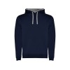 Толстовка с капюшоном "Urban" мужская, нэйви/серый меланж