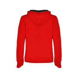 Толстовка с капюшоном "Urban" женская, красный/черный
