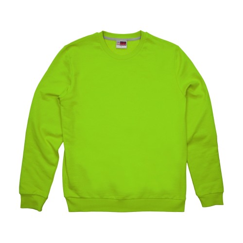 Свитшот "Motion" унисекс с начесом, зеленое яблоко