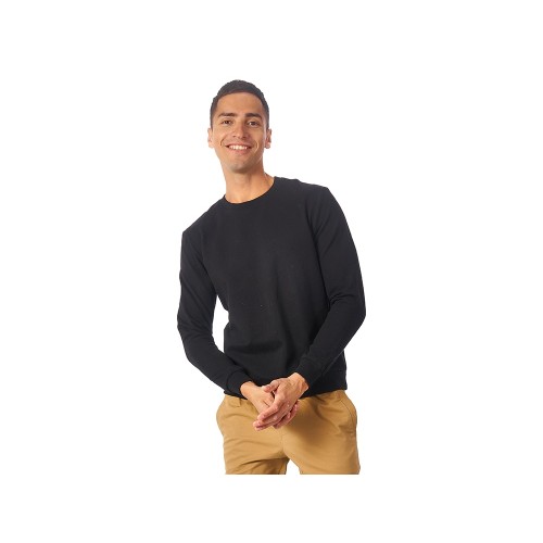 Свитшот "Motion" унисекс с начесом, черный