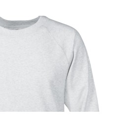 Свитшот оверсайз с рукавом реглан «Belgrade», унисекс, серый меланж