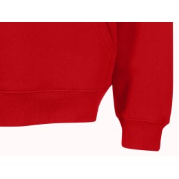 Толстовка с капюшоном оверсайз «Berlin» унисекс, красный