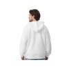 Толстовка оверсайз с капюшоном на молнии «Monaco», белый