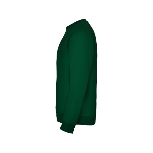 Свитшот с начесом "Clasica" унисекс, бутылочный зеленый