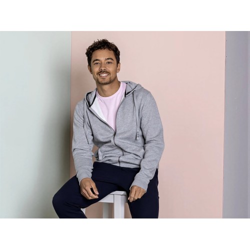 Толстовка «Арора» мужская с капюшоном, серо-синий