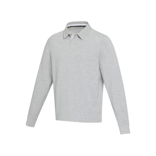 Clyde толстовка-поло унисекс для регби - Серый яркий