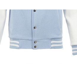 Бомбер «Oxford», небесно-голубой/молочный, унисекс