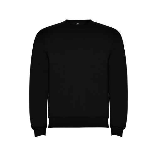 Свитшот с начесом "Clasica" унисекс, черный