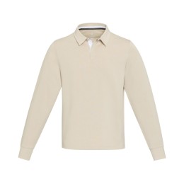 Clyde толстовка-поло унисекс для регби - Oatmeal