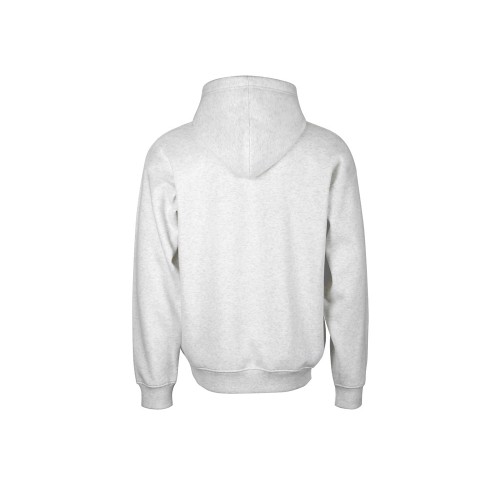 Толстовка с капюшоном оверсайз «Berlin» унисекс, белый меланж