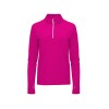 Толстовка с воротом на молнии женская "Melbourne", яркая фуксия
