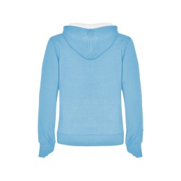 Толстовка с капюшоном "Urban" женская, небесно-голубой/белый
